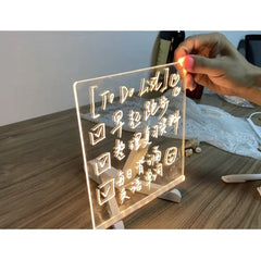 Colorful DIY Message Board Light