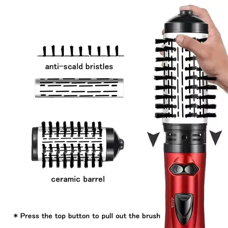 3-in-1 Rotating Hot Air-Hair Styler and Dryer