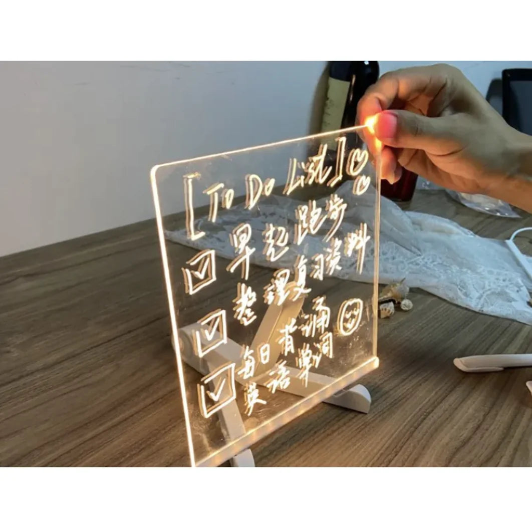 Colorful DIY Message Board Light