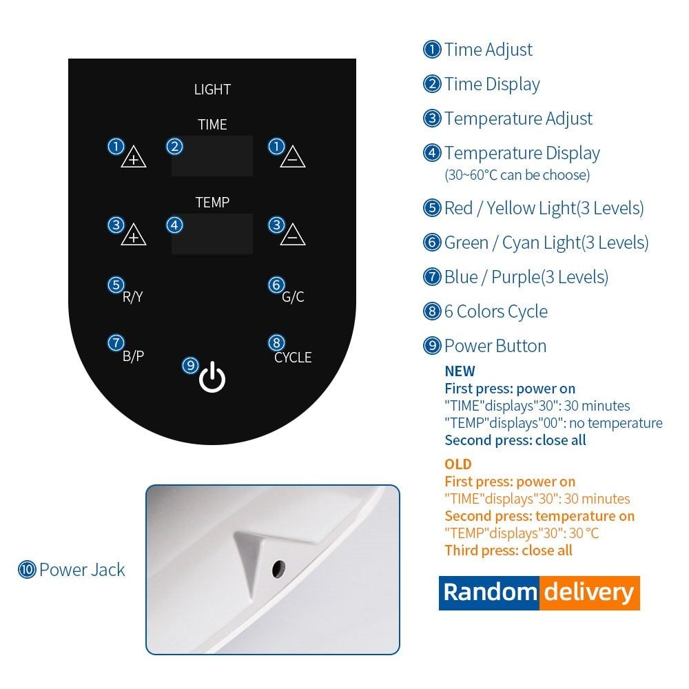 Foldable Therapy Face Lamp